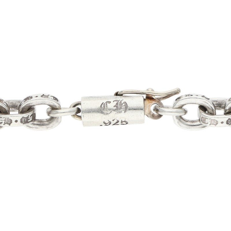 Chrome Hearts Paper Chain 925 Silver Necklace Size 24INCH