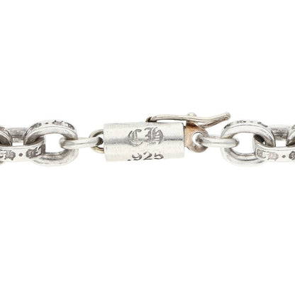 Chrome Hearts Paper Chain 925 Silver Necklace Size 24INCH