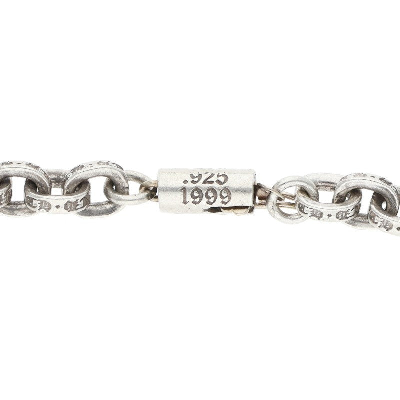 Chrome Hearts Paper Chain 925 Silver Necklace Size 24INCH