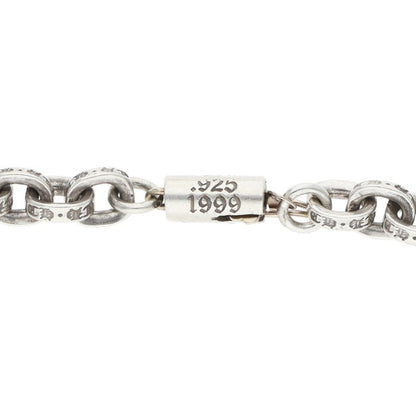 Chrome Hearts Paper Chain 925 Silver Necklace Size 24INCH