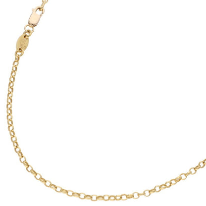 Chrome Hearts 22K Roll Chain Gold Necklace Size 20INCH