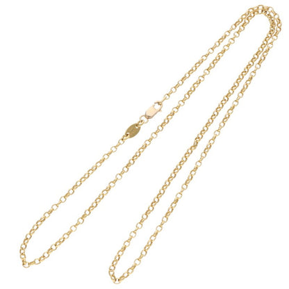 Chrome Hearts 22K Roll Chain Gold Necklace Size 20INCH