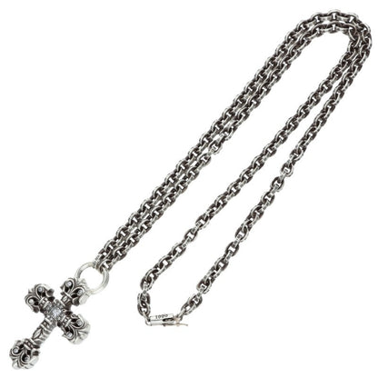 Chrome Hearts Filigree Cross XS Diamond Necklace Size 24INCH