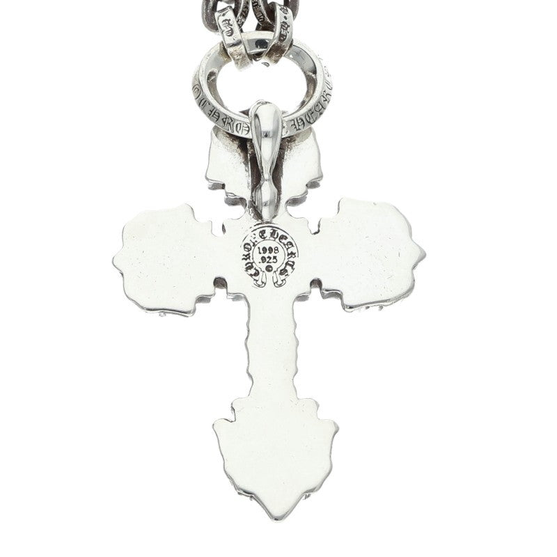 Chrome Hearts Filigree Cross XS Diamond Necklace Size 24INCH
