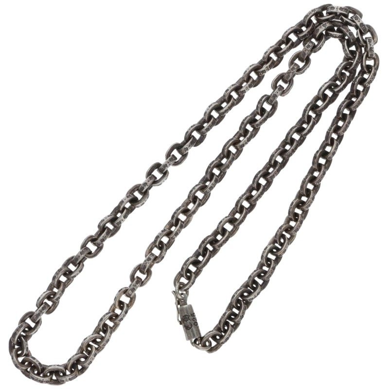 Chrome Hearts Paper Chain 18 Silver Necklace Size 18INCH
