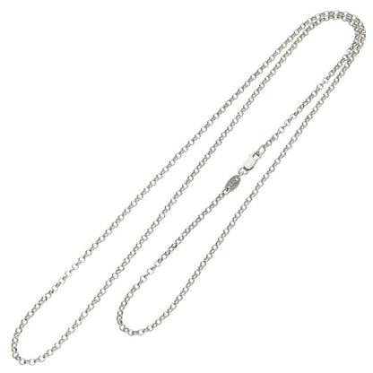 Chrome Hearts Roll Chain 24 Silver Necklace Size 24INCH