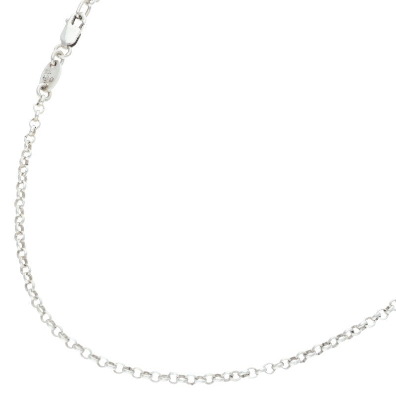 Chrome Hearts Silver Roll Chain Necklace Size 20INCH