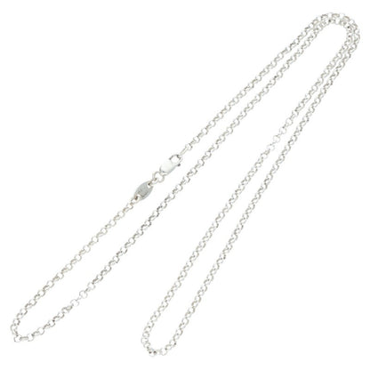 Chrome Hearts Silver Roll Chain Necklace Size 20INCH