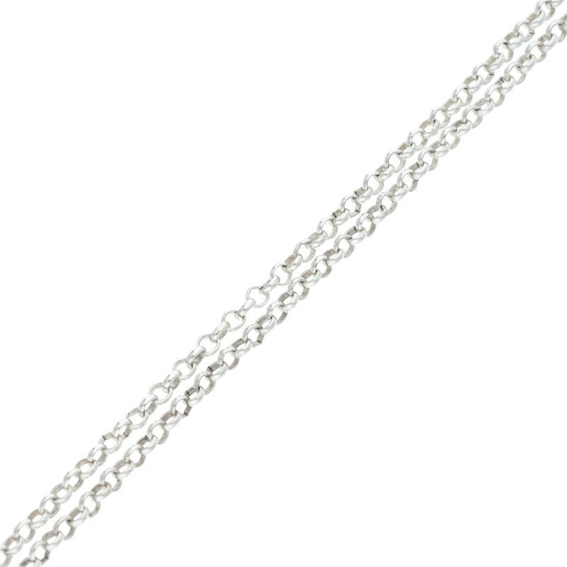 Chrome Hearts Silver Roll Chain Necklace Size 20INCH