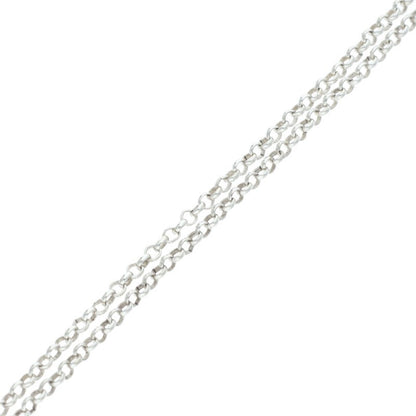 Chrome Hearts Silver Roll Chain Necklace Size 20INCH