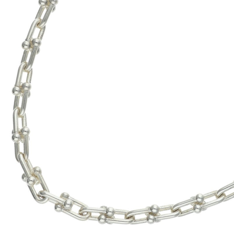 TIFFANY&Co. HardWear Silver Link Necklace Size 18INCH