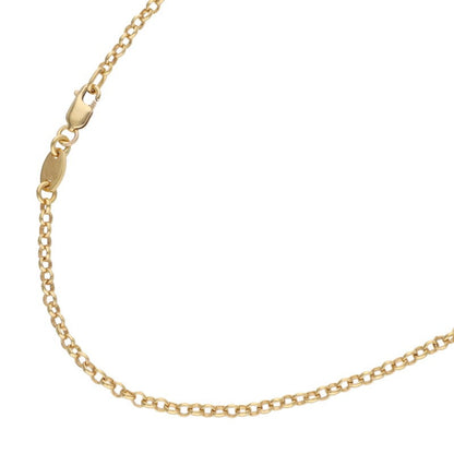 Chrome Hearts 22K Roll Chain Gold Yellow Size 18INCH