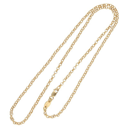 Chrome Hearts 22K Roll Chain Gold Yellow Size 18INCH