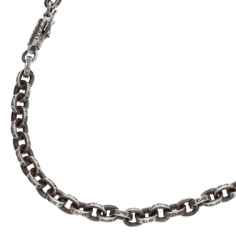 Chrome Hearts PAPER CHAIN 14K Silver Necklace Size 24INCH