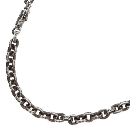 Chrome Hearts PAPER CHAIN 14K Silver Necklace Size 24INCH