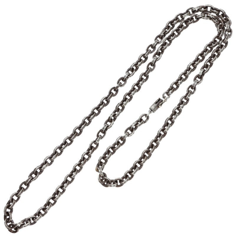 Chrome Hearts PAPER CHAIN 14K Silver Necklace Size 24INCH