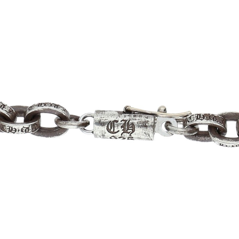Chrome Hearts PAPER CHAIN 14K Silver Necklace Size 24INCH
