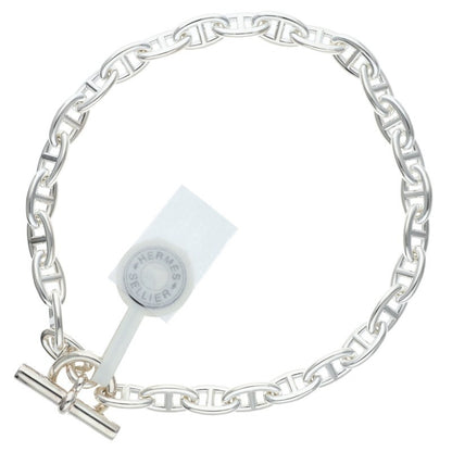 HERMES Chaine d'Ancre GM Silver Necklace Size GM