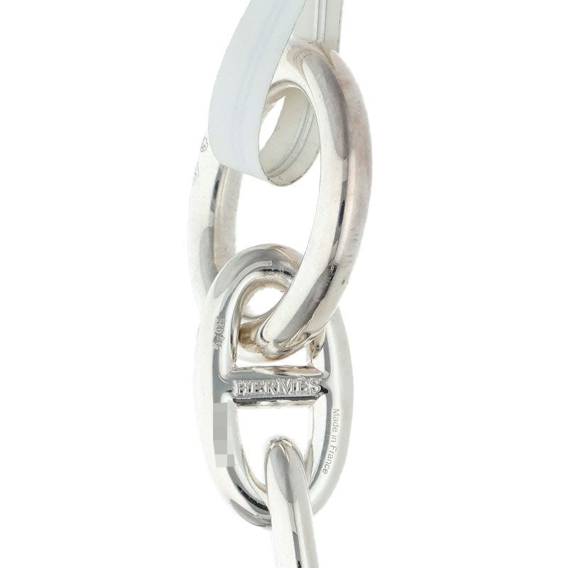 HERMES Chaine d'Ancre GM Silver Necklace Size GM