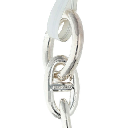 HERMES Chaine d'Ancre GM Silver Necklace Size GM