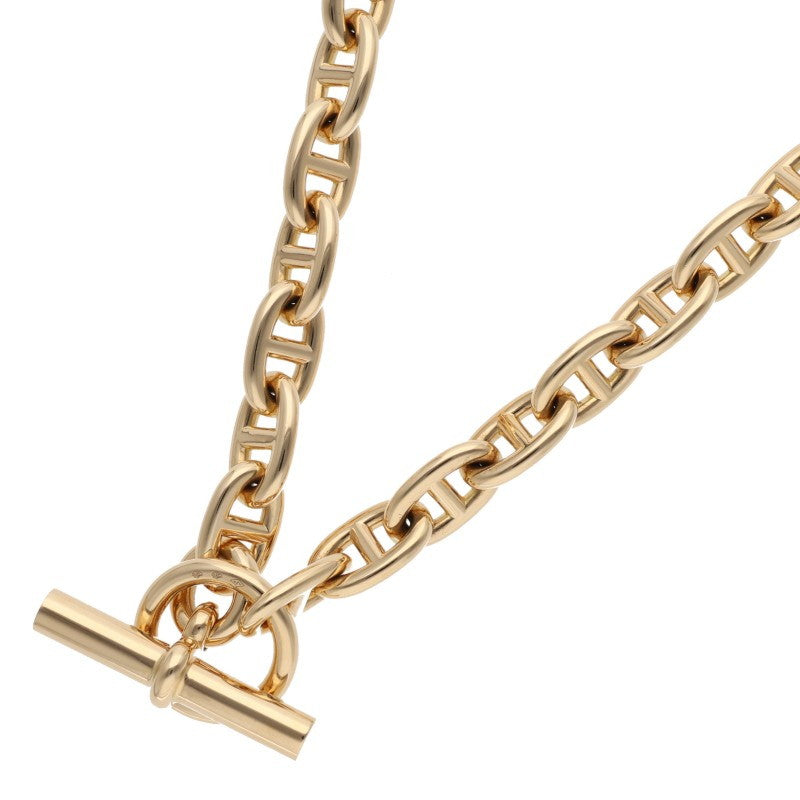 HERMES Chaine d'Ancre MM 18K YG Necklace Size 36LINK
