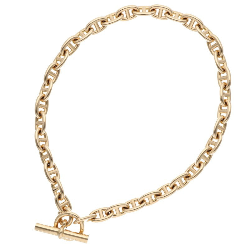 HERMES Chaine d'Ancre MM 18K YG Necklace Size 36LINK