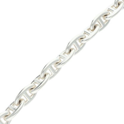 HERMES Chaine d'Ancre MM Silver Choker Necklace Size MM
