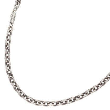 Chrome Hearts PAPER CHAIN 14K Silver Necklace Size 18INCH