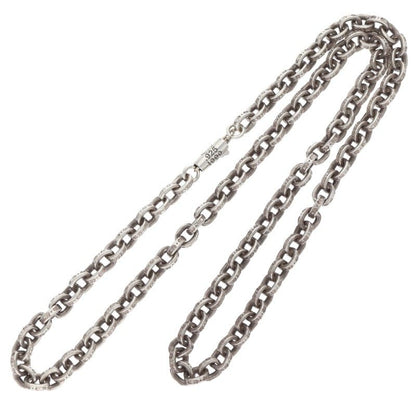 Chrome Hearts PAPER CHAIN 14K Silver Necklace Size 18INCH