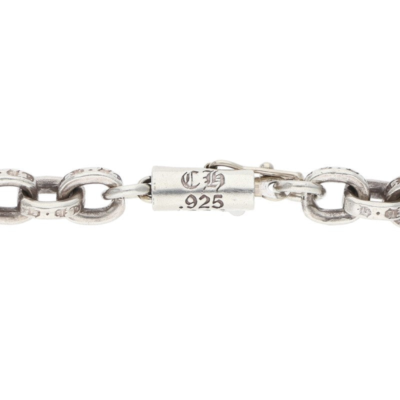 Chrome Hearts PAPER CHAIN 14K Silver Necklace Size 18INCH
