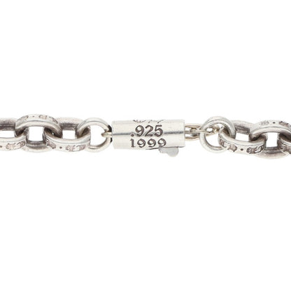 Chrome Hearts PAPER CHAIN 14K Silver Necklace Size 18INCH