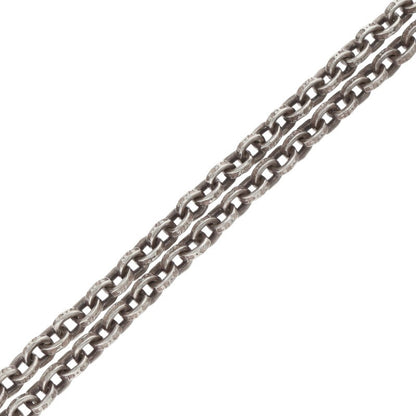 Chrome Hearts PAPER CHAIN 14K Silver Necklace Size 18INCH