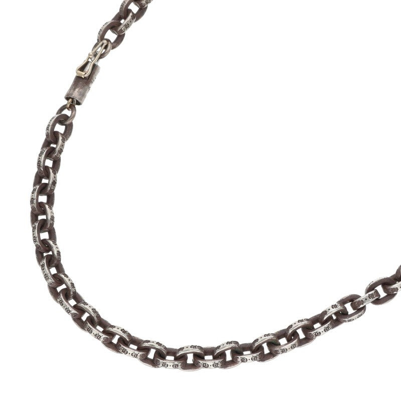 Chrome Hearts PAPER CHAIN 14K Silver Necklace Size 18INCH