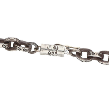 Chrome Hearts PAPER CHAIN 14K Silver Necklace Size 18INCH