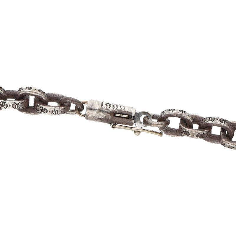 Chrome Hearts PAPER CHAIN 14K Silver Necklace Size 18INCH