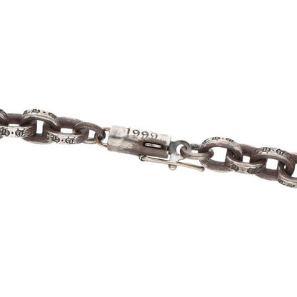 Chrome Hearts PAPER CHAIN 14K Silver Necklace Size 18INCH