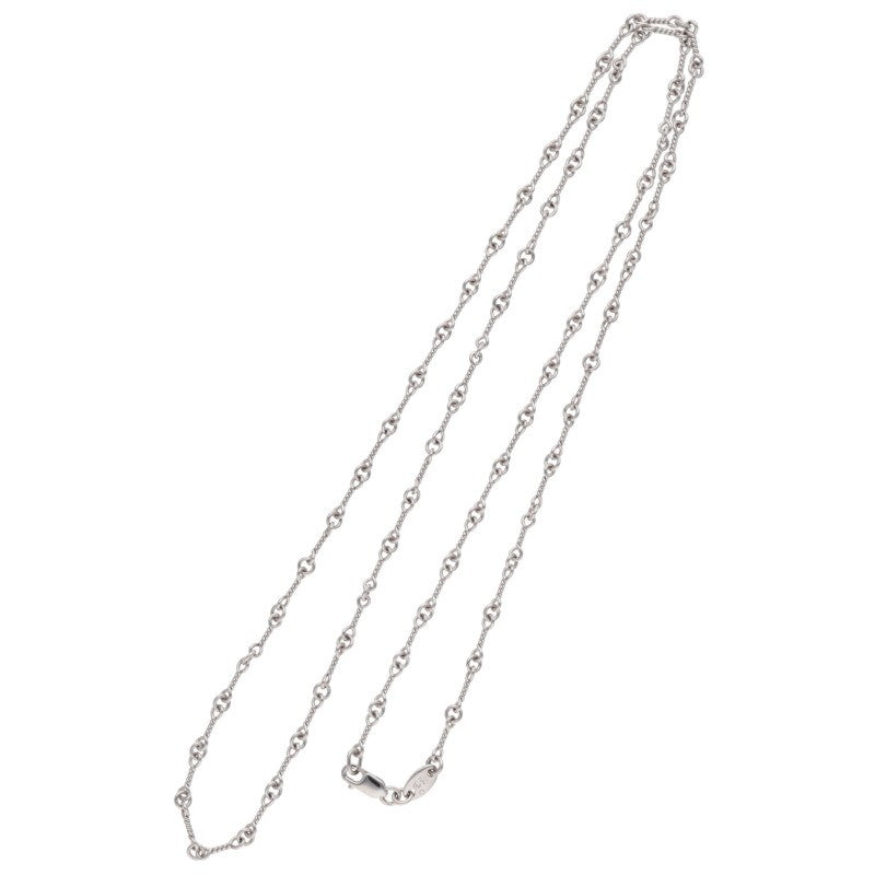 Chrome Hearts 18K WG Twist Chain Necklace Size 24