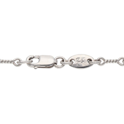 Chrome Hearts 18K WG Twist Chain Necklace Size 24