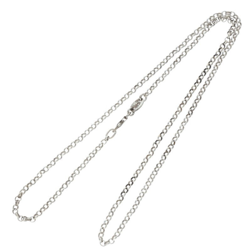 Chrome Hearts 925 Silver Roll Chain Necklace Size 18INCH