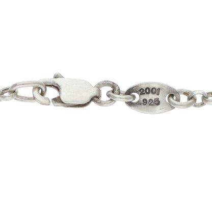 Chrome Hearts 925 Silver Roll Chain Necklace Size 18INCH