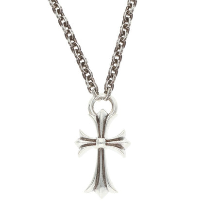 Chrome Hearts Sterling Silver Cross Necklace Size 20INCH