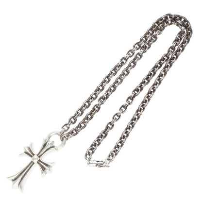 Chrome Hearts Sterling Silver Cross Necklace Size 20INCH