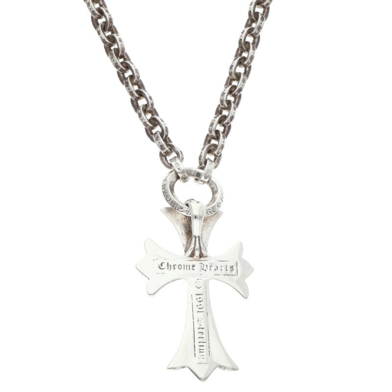 Chrome Hearts Sterling Silver Cross Necklace Size 20INCH