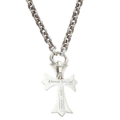 Chrome Hearts Sterling Silver Cross Necklace Size 20INCH