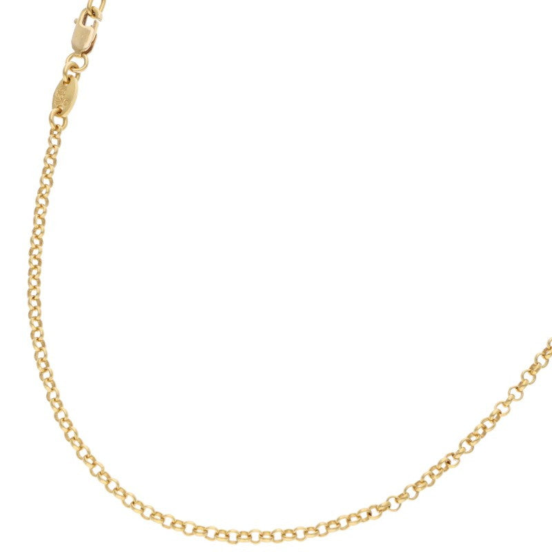 Chrome Hearts 22K Yellow Gold Chain Necklace Size 16INCH