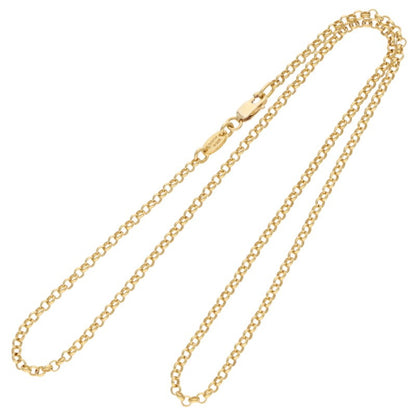 Chrome Hearts 22K Yellow Gold Chain Necklace Size 16INCH
