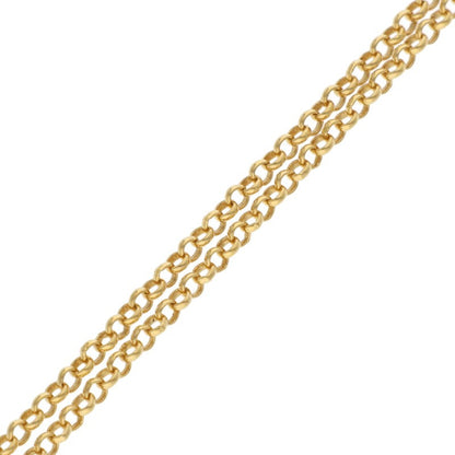 Chrome Hearts 22K Yellow Gold Chain Necklace Size 16INCH
