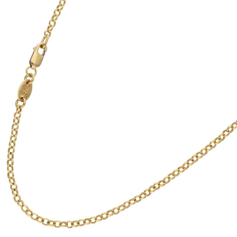 Chrome Hearts 22K Yellow Gold Chain Necklace Size 18INCH