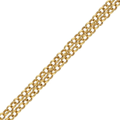 Chrome Hearts 22K Yellow Gold Chain Necklace Size 18INCH