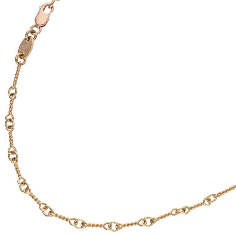 Chrome Hearts 22K Gold Twist Chain Necklace Size 18INCH